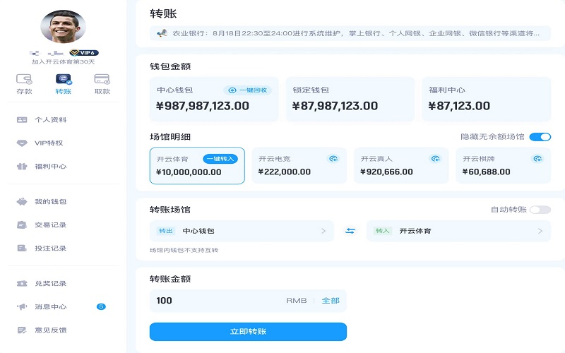 金沙娱乐体育转账教程 2 金沙娱乐体育转账步骤介绍
